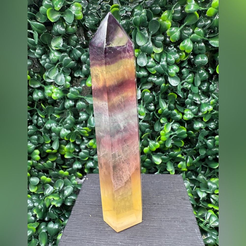 Candy Rainbow Fluorite Tower